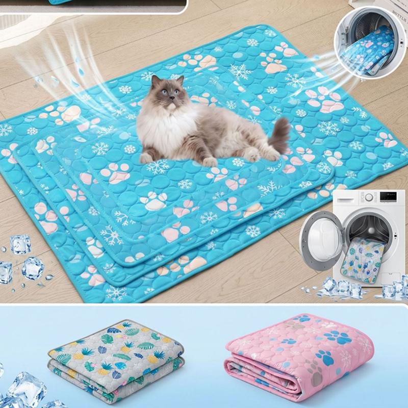 Dog Cooling Mat Summer Pet Cold Bed Extra Large For Small Big Dogs Pet Accessories Cat Durable Blanket Sofa Cat Ice Pad Blanket