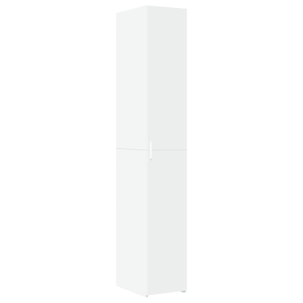 Highboard White 30 x 42.5 x 185 cm Particleboard