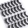 False Eyelashes Natural Look 3D Faux Mink Lashes Fluffy Volume Lashes 20mm Handmade Eye Lashes Pack 14 Pairs