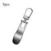 5pcs,Detachable Metal Zipper Pulls,Conveniently Replaceable for Bags and Clothes Puller,DIY Craft Zipper Head Sewing Accessories