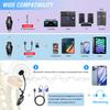 KIMAFUN Clip-On UHF Wireless Saxophone Microphone,with Reverb and Bluetooth Monitoring for Musicians,Audio Mixers,Speakers,PA