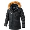 2024 New Winter Men Long Coat Military Fur Hood Warm Tactical Bomber Army Korean Thick Multi Pockets Overcoat Male Warm Parka