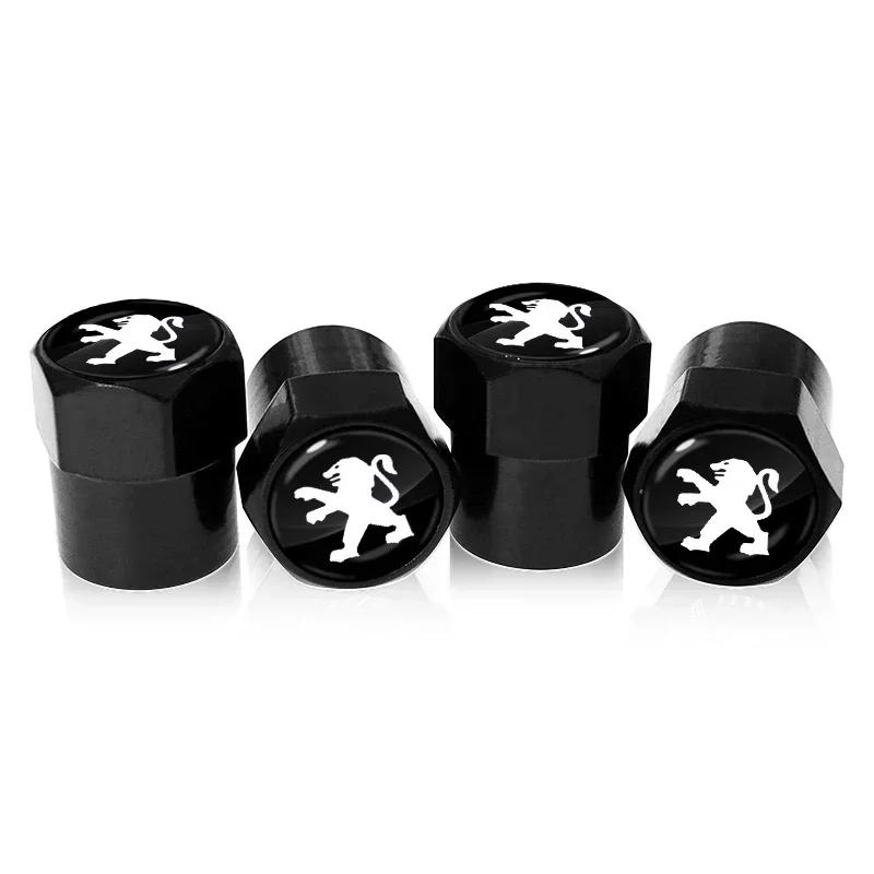 Samolepka na auto Klíčenka na auto Krytka ventilku pneumatiky Doplňky pro styling auta Pro Peugeot 206 307 308 3008 207 208 407 508 2008 5008 107 106 2