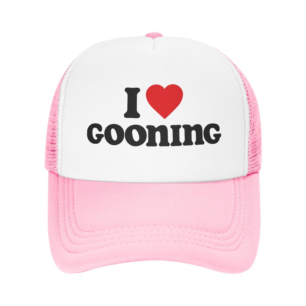 I Love Gooning Sun Hats Casual Baseball Cap Spring Trucker Hat Hot Sale Tennis Skate Hats Unisex-Teens Fashion Baseball Caps