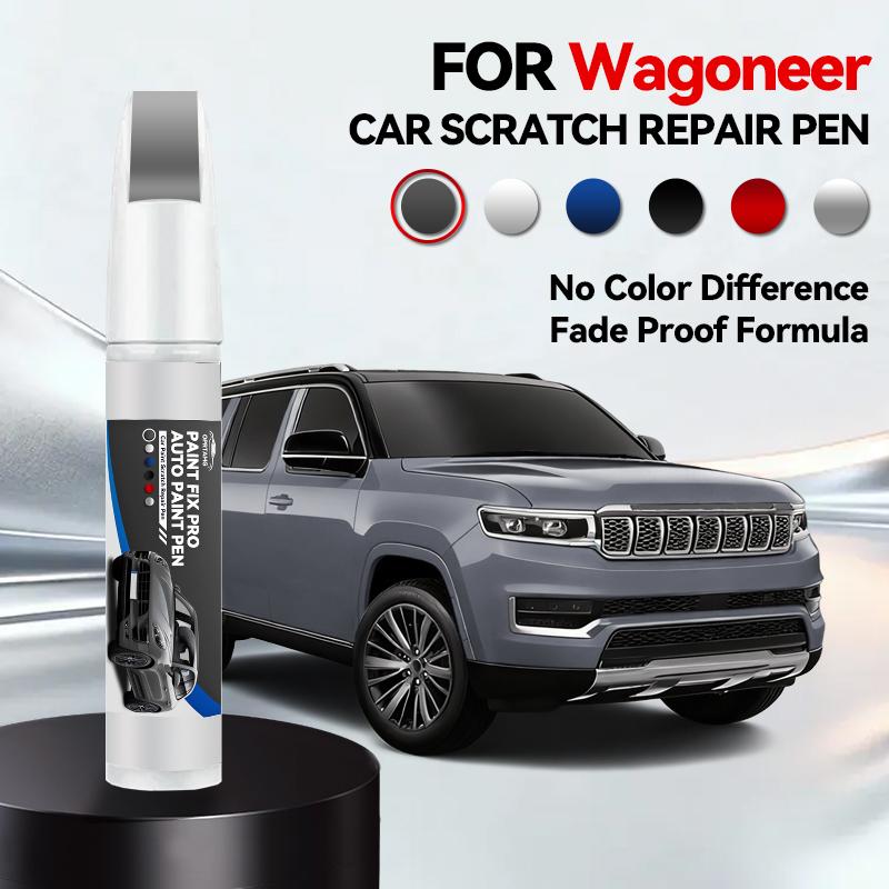 OPRTAMG Purpose Vehicle Car Paint Repair Pen For JEEP WAGONEER Paint Scratch Repair Accessories Grey PAS White PW2 Silver PSE Re