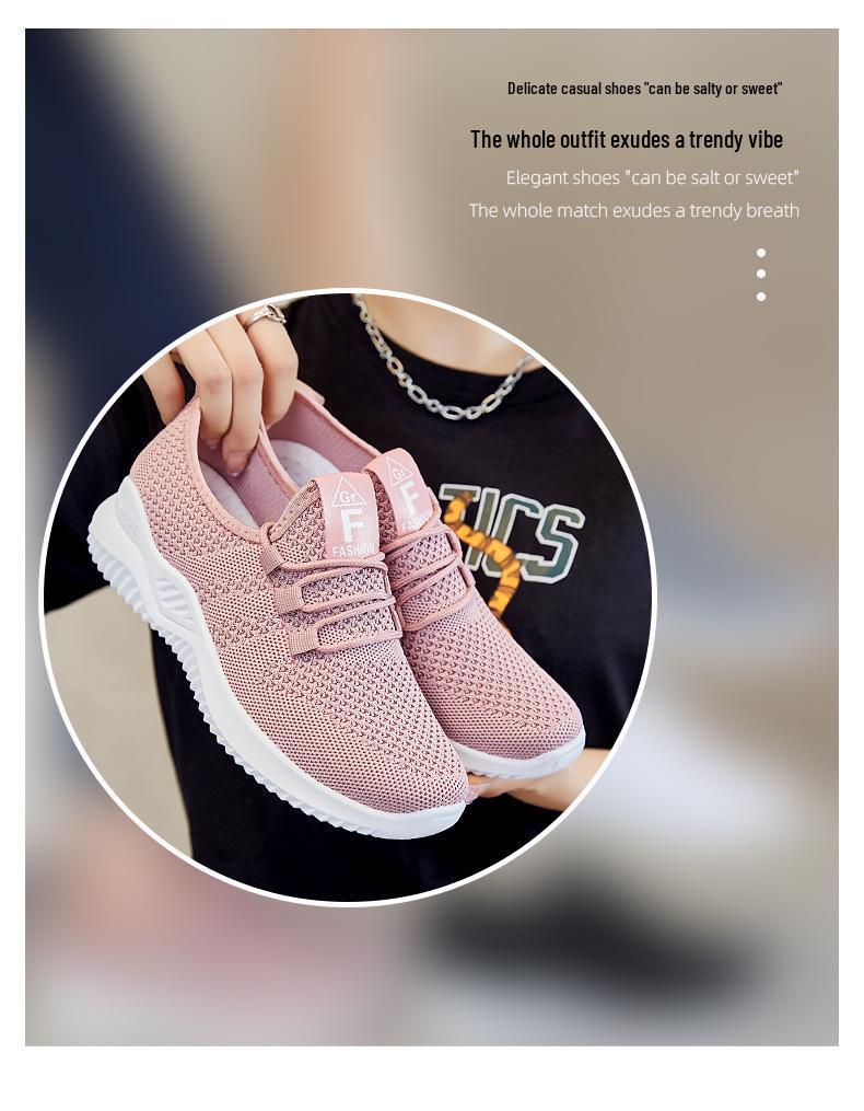 Women's Breathable Soft Sole Sneakers - 2025 Style, Gift-Ready Cross-Border Fashion.