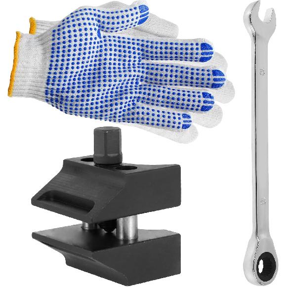 Suspension Strut Spreader Tool, Split Hub Steering Knuckle Spreader, Metal Double Ended Suspension Expansion Hub Clamp Tool, Easy to Detach and