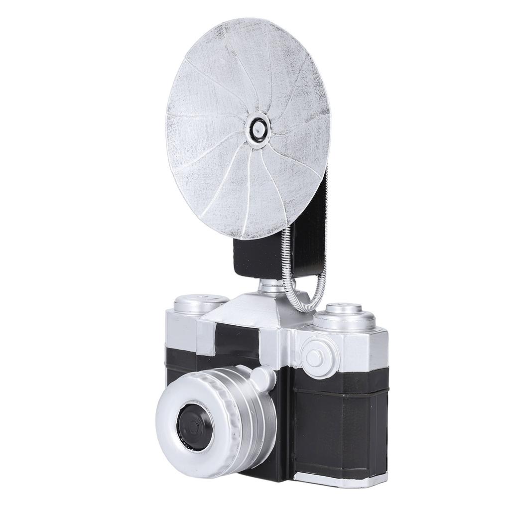 Nostalgic Vintage Camera Ornament European Style Iron Decompression Old Retro Camera Model Statue
