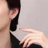 New 925 Silver Earrings Multiple Zircon For Women's Wedding Engagement Fine Fashion Jewelry Accessories Party Gift