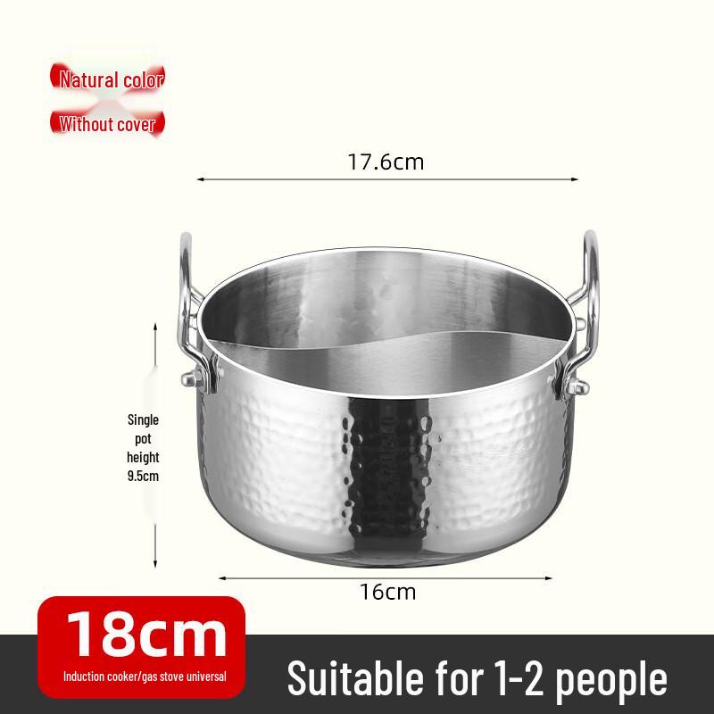 Yoshida Craftsman 304 Stainless Steel Hammered Multi-Purpose Pot