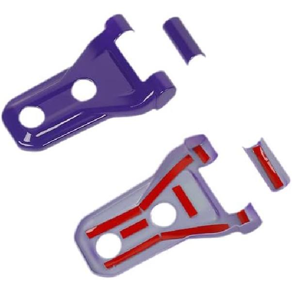 Engine Hood Hinge Cover Decor Trim Cover for 2018-2022 Jeep Wrangler JL and Gladiator JT Exterior Accessories 4PCS Purple