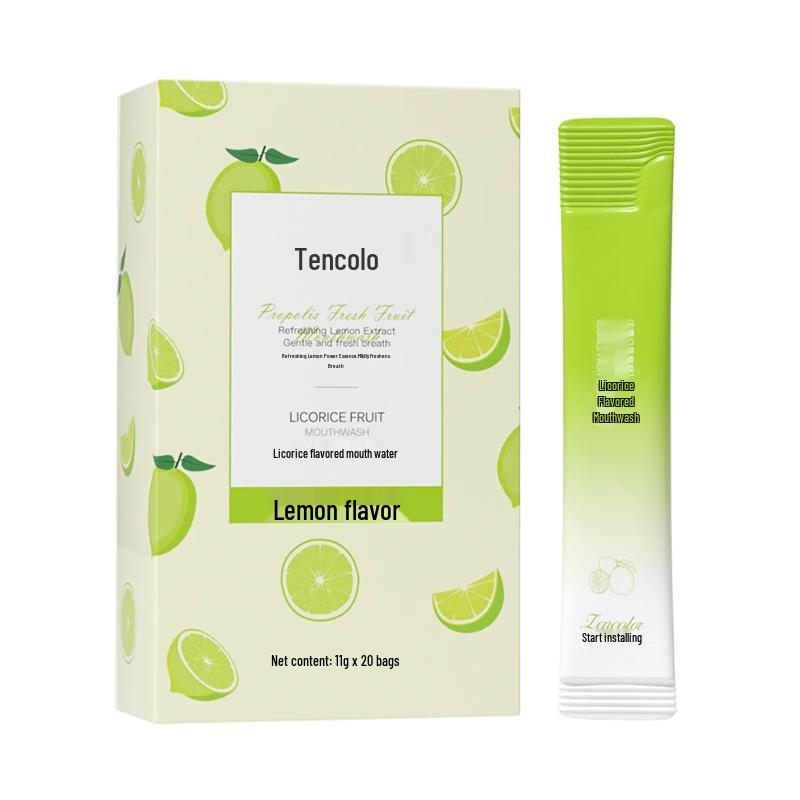 Fruit-Flavored Portable Mouthwash: Freshens Breath, Reduces Tartar, Quick Rinse, Long-Lasting Fragrance