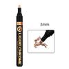 Graffiti Chrome Mirror Marker Pen Gold Silver Touch Up Marker Effective Reflective Paint Pen  Car