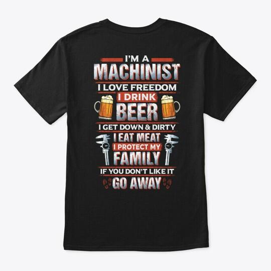 

Machinist T-Shirt Size S to 5XL XXXXL
