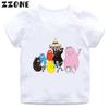 Hot Sale Cute Barbapapa Print Cartoon Kids TShirts Girls Clothes Baby Boys Short Sleeve T shirt Summer Children Topsooo5162