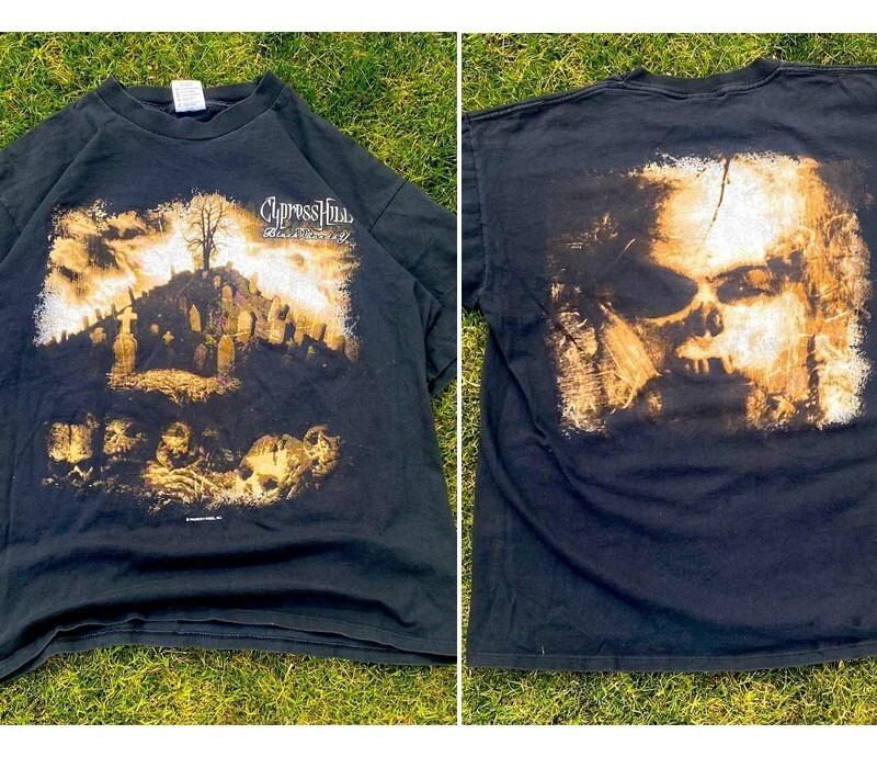 Cypress Hill Black Sunday Album promo Rap  2 sided reprint Unisex T-Shirt L