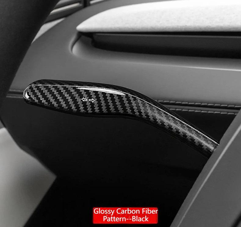 for Tesla Model Y 2025 Steering Wheel Gear Shift Cover Handle Protection Shifter Lever Paddle Shell Model 3 Highland Accessories