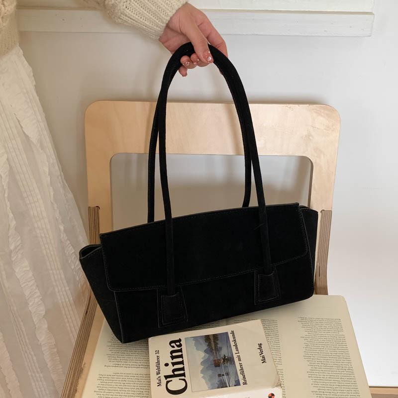 Módní Retro Jednoramenná Podpažní Dojížděcí Taška pro Ženy - Uvolněná a Prostorná Kabelka s Velkou Kapacitou