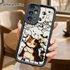 Phone Case: 2D flat, suitable for Samsung Galaxy A34 A35 M05 M06 S20 S22 S21 FE Plus 5G protective case, vampire three-flower cat, perfect Christmas a