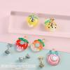 Cute Fruit Strawberry Tray Chess Magnetic Nail Tips Display Stand Acrylic Show Nail Holder Practice Gel Polish Fake Nail Showing