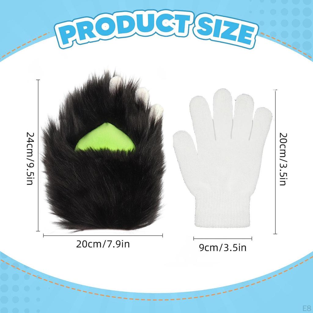Gloves Cartoon Halloween Costume for Nightclub Festival Role Play Props