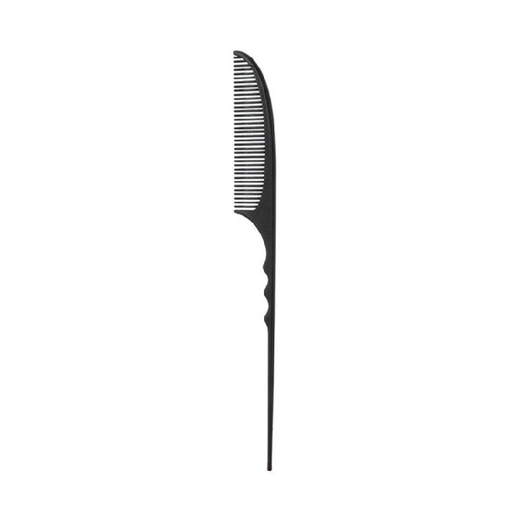 Pin Tail Comb Carbon Fiber Teasing Comb  Hairdressing Combs for Wet and Dry Hair