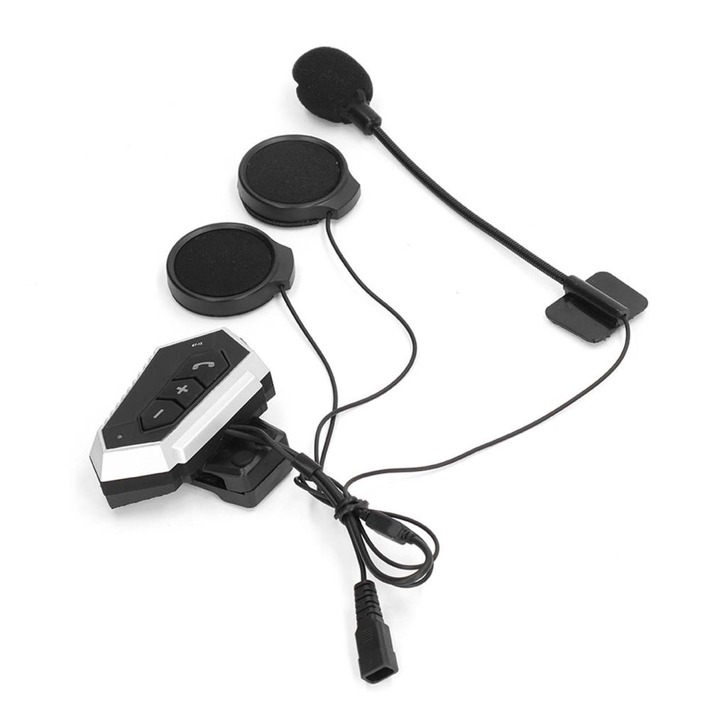 Motorcycle Helmet Bluetooth Headset Working Time 120 Hours Hands Free Call Waterproof Wireless