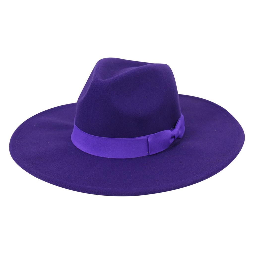 Cappello Fedora Unisex In Misto Lana - Tesa Larga, 56-58 Cm, Multi Colori - Foto 8