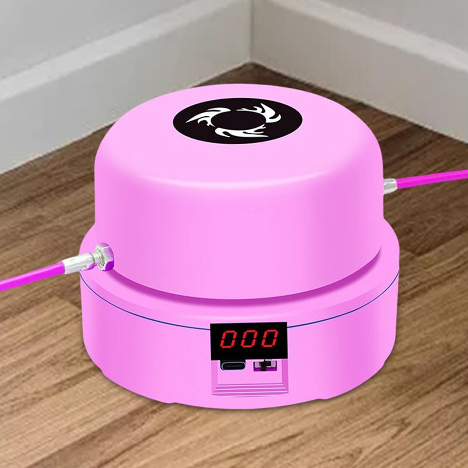

Durable Skipping Rope Digital Counter Mute Electric Jump Rope Machine for Beginners Full Body Excercising Home Workout Training рожевий