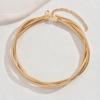 European and American Three-wire Winding Collar Necklace