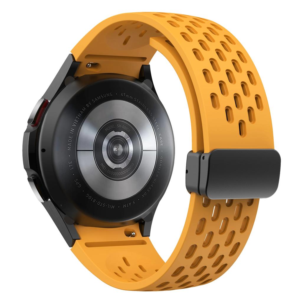 Silicone Strap for Samsung Galaxy Watch 6 5 4 5Pro 6Classic 40 44 45 43mm 47mm Magnetic Buckle Band No Gaps Bracelet Correa Belt