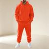Men's Pullover Hoodie Sweatshirt Athletic Set for Training and Casual Wear