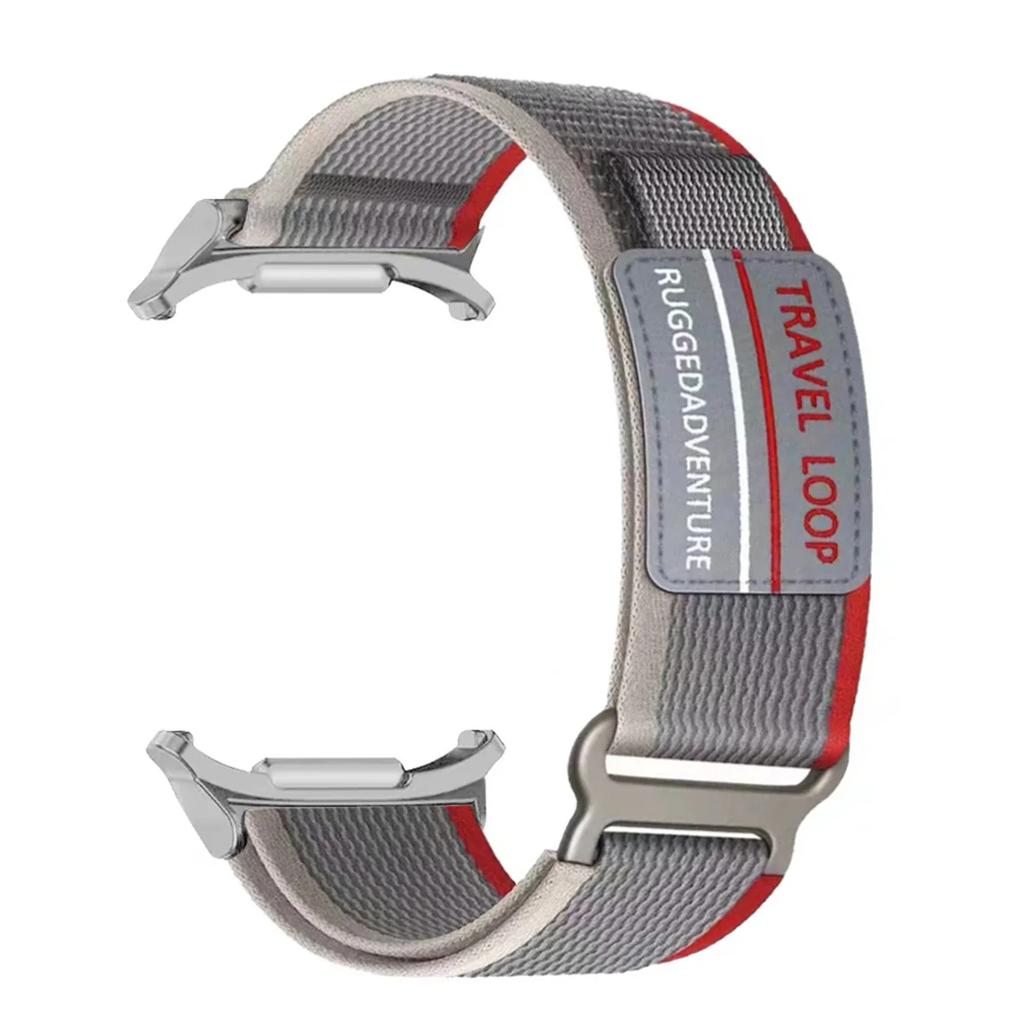 Nylon Travel Loop Strap for Samsung Galaxy Watch 7 Ultra 47mm Men Sport Band for Galaxy 7 47mm ultra NO Gaps Curved End Bracelet
