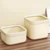 Garbage Can Plastic Desktop Trash Bin Large Capacity Wear-Resistant Trash Can for Office Bathroom Kitchen