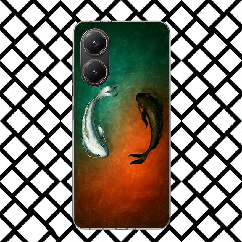Koi-Fisch Kunst Handyhülle für Xiaomi Poco F7 Ultra X7 X6 X5 Pro X4 Gt M8 M7 Redmi 15 15C 13 13C 12 12C Weiche Hülle Fundas Poco F7 U