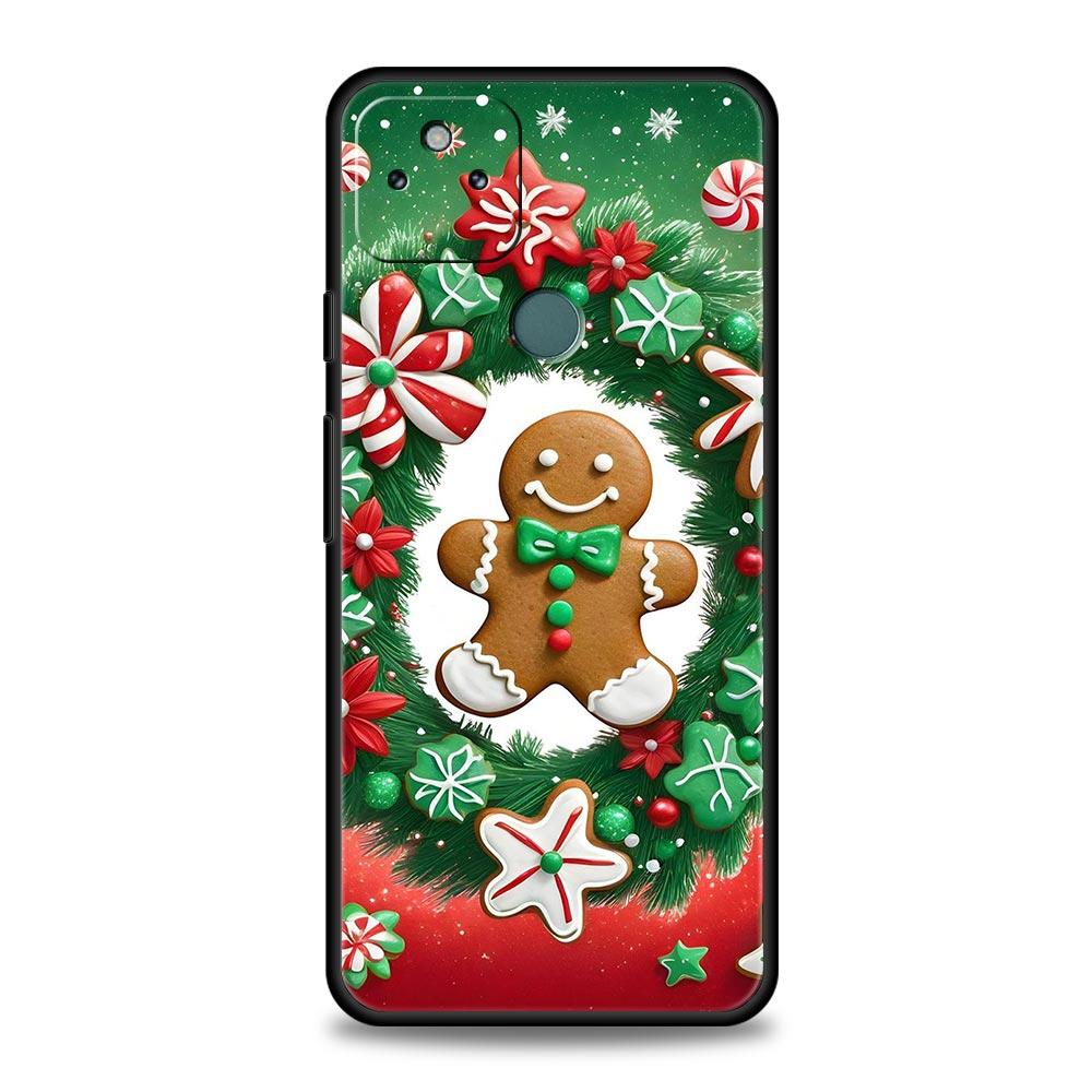 

New Year Christmas Phone Case Cover for Google Pixel 10 9 8 7 6 9A 8A 7A 6A Pro Shockproof Soft TPU 9 Pro XL Shell Capas Fundas Pixel 10 Pro XL