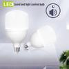 Lampadina LED E27 da 10W con Controllo Sonoro e Luminoso