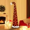 Christmas Foldable Telescopic Pet Plastic Christmas Tree Diy Festive Decor Reusable Shining Bright Party Decoration Navidad