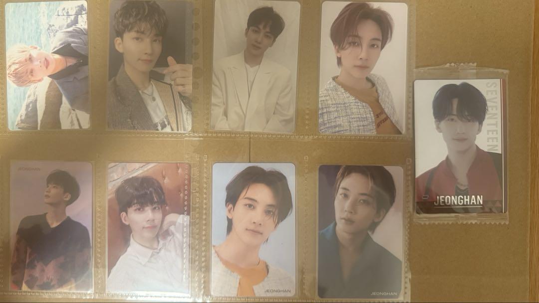 

[USED] SEVENTEEN Jeonghan past album trading cards