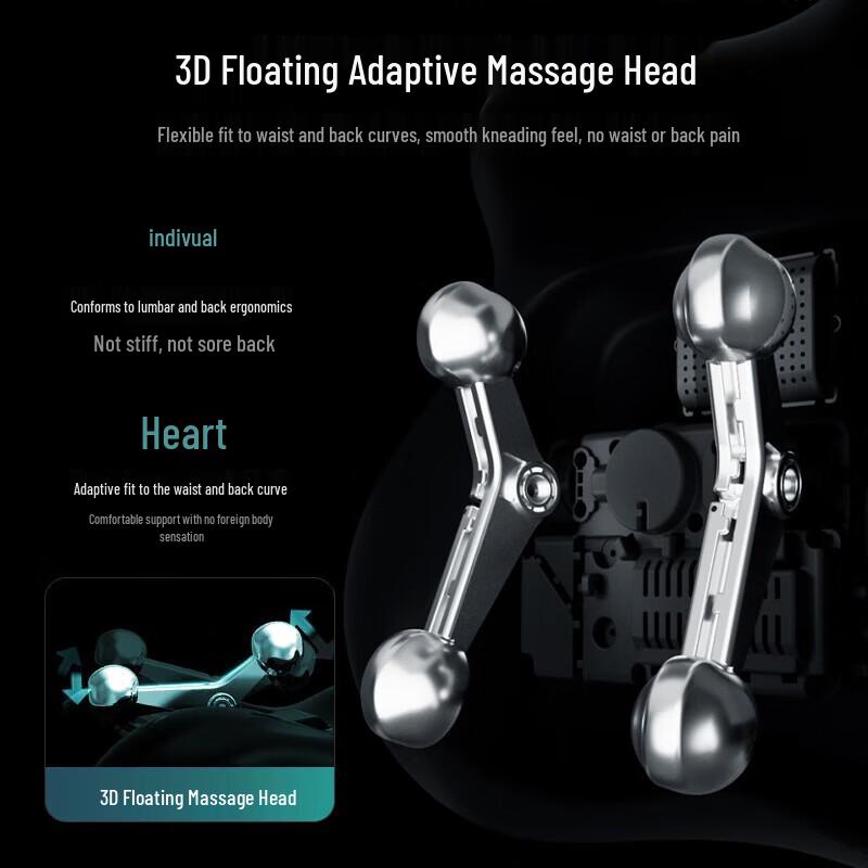 Philips PPM5102B Wireless Portable Waist & Back Massage Cushion