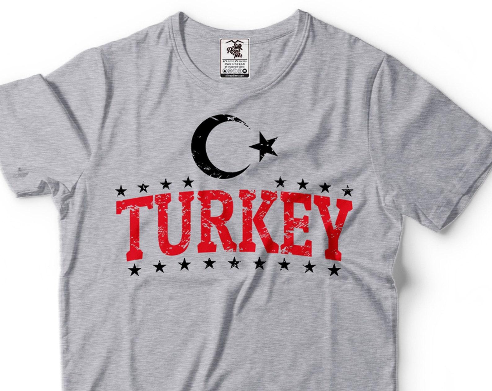Mens Turkey Flag T-Shirt: Patriotic Turkish Pride Tee XL