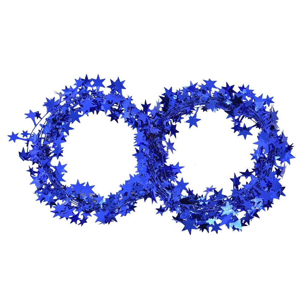 7.5m Small Star Garland Christmas Tree Wedding Party Decoration Clothing Accessories (Gold)