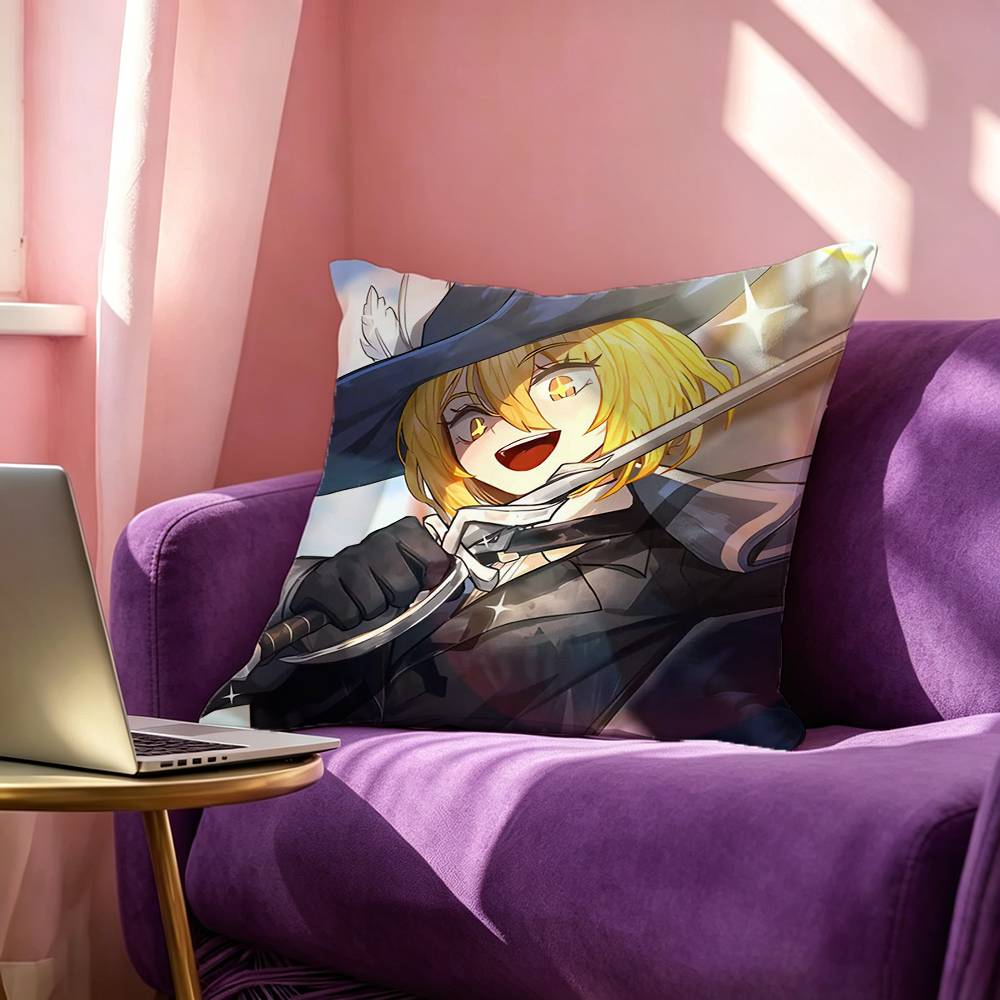 L-Limbus C-Company Don Quixote Celebrity Pillow Case Square Double-Sided Sofa Cushion Cover Bedroom Bedside Pillow
