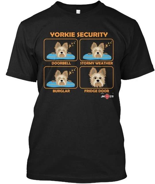 

Yorkie Security T shirt Made in the USA Size S to 5XL 4XL