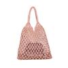 The New Fishing Net Bag Portable Female Bag Hollow Beach Bag Crochet Shoulder Bag