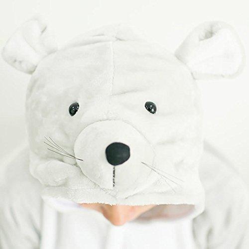 Maus Kigurumi Tier Kigurumi Pyjama Cosplay Kostüm (XL)