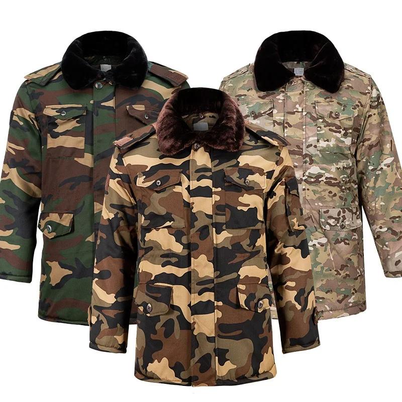 Men Winter Warm Thick Windproof Parkas Jackets Coat Men Casual Parkas Hooded Cotton Coat