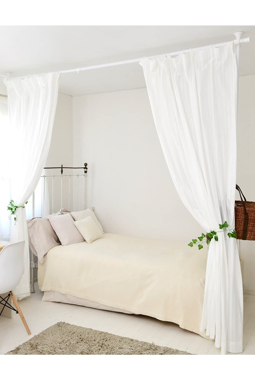 

Тип натяжения карниза для штор В комплект входит штора с легким натяжением Ширина x Глубина 10 x Высота см Сборка перегородки Матовый белый Телеработа [Yamazen] (Раздел)