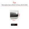 For Benz E S Class Car Power Window Switch Button Cover Cap Accessory For Mercedes W212 W222 E300 S300 S320 S350 S400 S500 S600