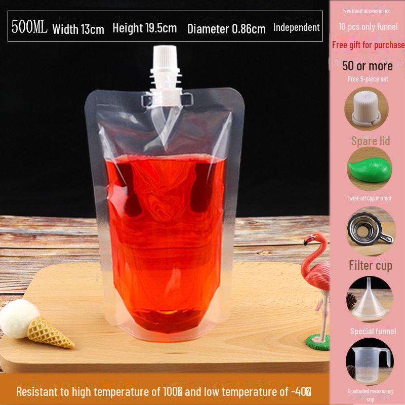 Portable Music Festival Water Bag - Food Grade, Disposable, Essential for Concerts
